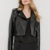 Karl Lagerfeld geaca ramones femei, culoarea negru, de tranzitie