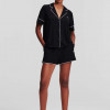 Karl Lagerfeld pijama femei, culoarea negru