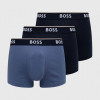 BOSS boxeri 3-pack bărbați, culoarea bleumarin 50508985