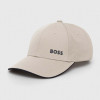 BOSS Green șapcă de baseball din bumbac culoarea gri, uni 50505834
