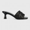 Karl Lagerfeld papuci PANACHE II femei, culoarea negru, cu toc cui, KL30113