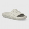 Crocs papuci Classic Geometric Slide V2 femei, culoarea gri, 209608