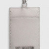 Love Moschino carcasa cardului culoarea argintiu