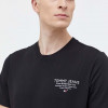 Tommy Jeans tricou din bumbac bărbați, culoarea negru, cu imprimeu DM0DM18265