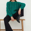 Answear Lab pulover femei, culoarea verde, călduros