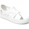 Pantofi FLAVIA PASSINI albi, 113, din piele naturala