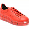 Pantofi sport BESTELLO rosii, 105, din piele naturala