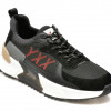 Pantofi sport GRYXX negri, 21C36, din material textil si piele naturala