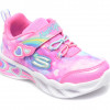 Pantofi sport SKECHERS roz, SWEETHEART LIGHTS, din material textil